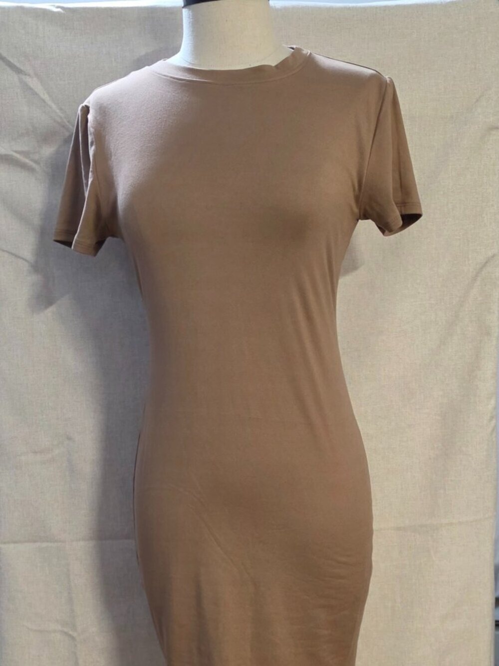 Brand New Popular 21 Tan Dress